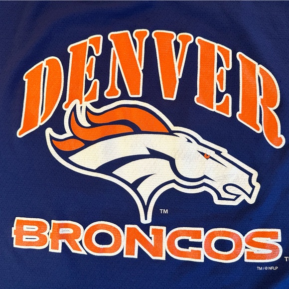 Vintage Denver Broncos Shirt Jersey Adult Large‎ Shannon Sharpe Mens NFL 90s - Picture 3 of 8
